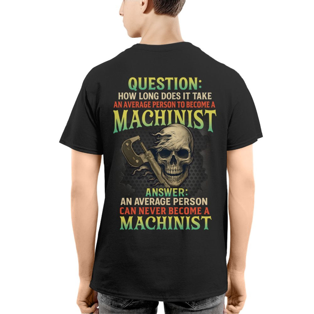 Average Person Can't Be Machinist Apparel - Skull Wrench T-Shirt Hoodie & More - grunx260804-0233