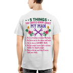 5 Things You Should Know - Mechanic Husband Humor T-Shirt, Hoodie & More - grunx260804-0045