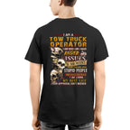 Anger Issues Tow Truck Operator Apparel - Skull Attitude T-Shirt, Hoodie & More - grunx260804-0172