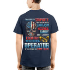 Allergic To Stupidity Operator Apparel - Patriotic Skull T-Shirt, Hoodie & More - grunx260804-0090