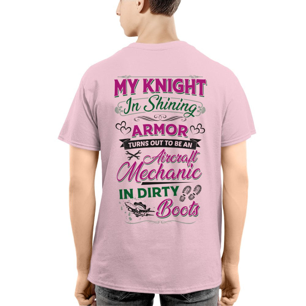Knight In Dirty Boots - Aircraft Mechanic Love Quote T-Shirt, Hoodie & More - grunx260804-0200
