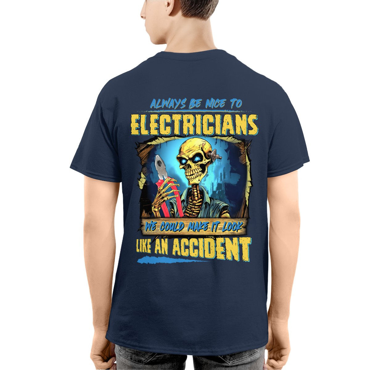 Always be nice to Electricians-Hoodie - grunx260804-0107