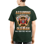 Assuming I'm Just An Old Man - Firefighter Veteran Pride T-Shirt, Hoodie & More - grunx260804-0218