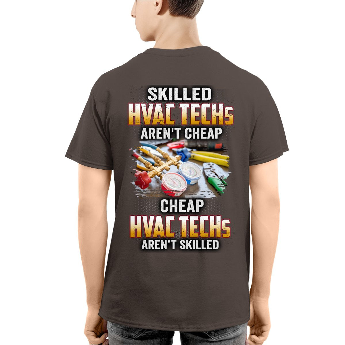 Awesome HVAC Techs-T-Shirt - grunx260804-0255