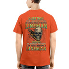 Average Person Can't Be Lineman Apparel - Skull Pliers T-Shirt Hoodie & More - grunx260804-0231