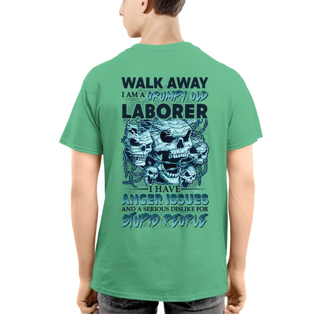 Laborer Anger Issues Apparel - Grumpy Laborer T-Shirt, Hoodie & More - grunx260804-0183
