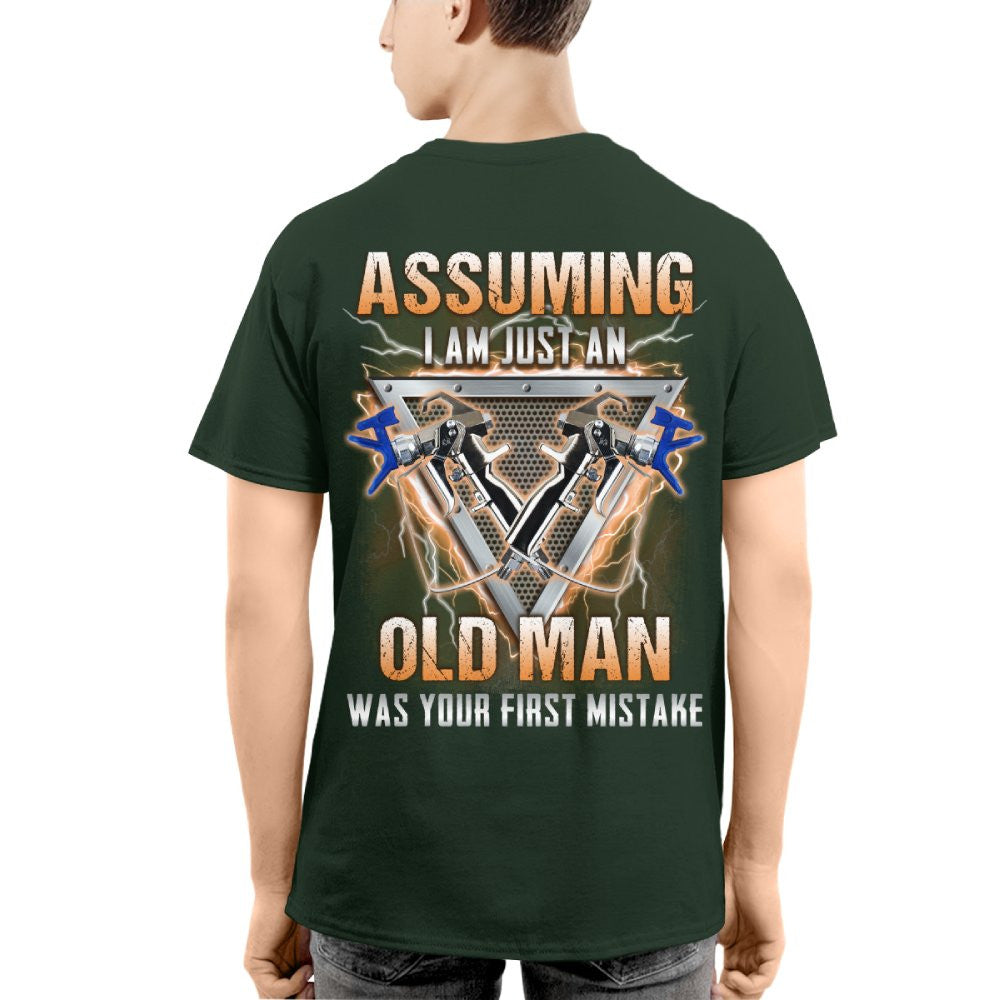 Assuming I'm Just An Old Man - Painter Tool Pride T-Shirt, Hoodie & More - grunx260804-0223
