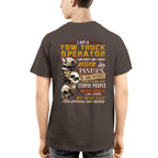 Anger Issues Tow Truck Operator Apparel - Skull Attitude T-Shirt, Hoodie & More - grunx260804-0172