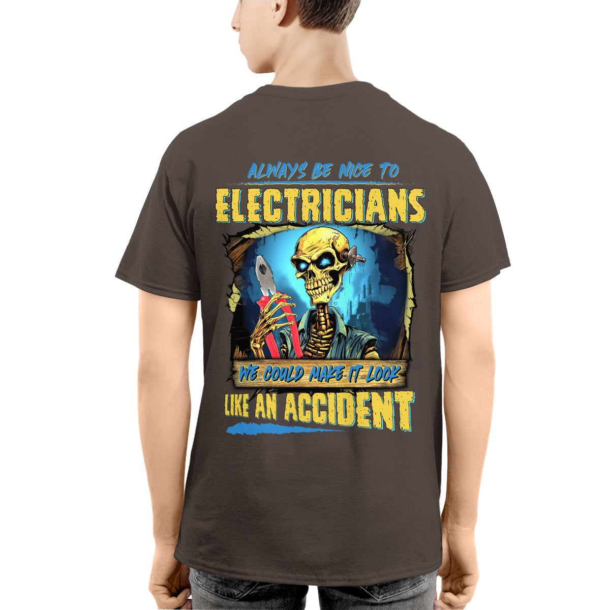 Always be nice to Electricians-Hoodie - grunx260804-0107