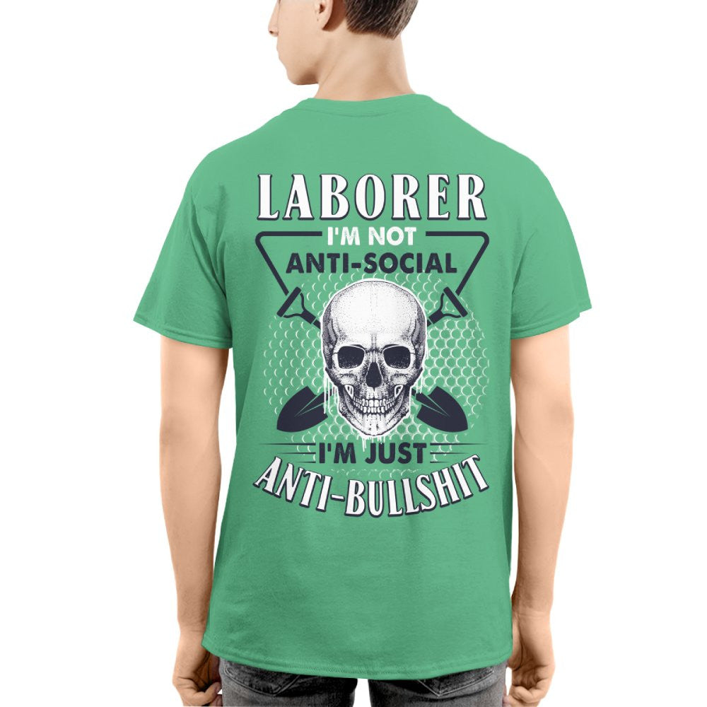 Anti-Social Laborer - Anti-Bullshit T-Shirt, Hoodie & More - grunx260804-0189