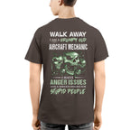 Grumpy Anger Issues - Aircraft Mechanic Skull Warning T-Shirt, Hoodie & More - grunx260804-0178