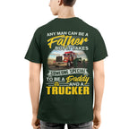 Any Man Can Be A Father - Trucker Daddy Pride T-Shirt, Hoodie & More - grunx260804-0193