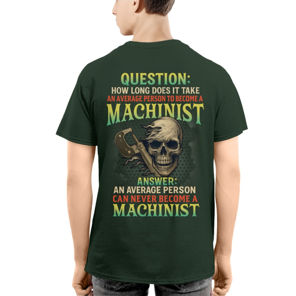Average Person Can't Be Machinist Apparel - Skull Wrench T-Shirt Hoodie & More - grunx260804-0233