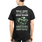 Grumpy Anger Issues - Aircraft Mechanic Skull Warning T-Shirt, Hoodie & More - grunx260804-0178