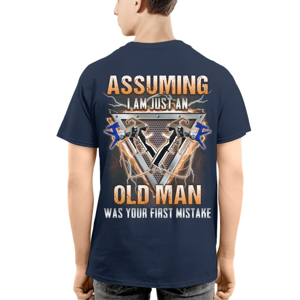 Assuming I'm Just An Old Man - Painter Tool Pride T-Shirt, Hoodie & More - grunx260804-0223