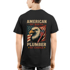 American By Birth Apparel - Plumber By Choice USA T-Shirt Hoodie & More - grunx260804-0123