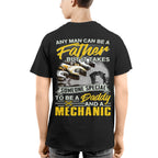 Any Man Can Be A Father - Mechanic Daddy Pride T-Shirt, Hoodie & More - grunx260804-0190