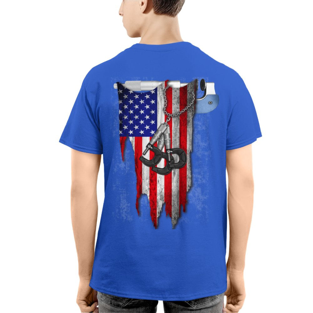 American Pride Machinist Apparel - USA Flag T-Shirt, Hoodie & More - grunx260804-0155