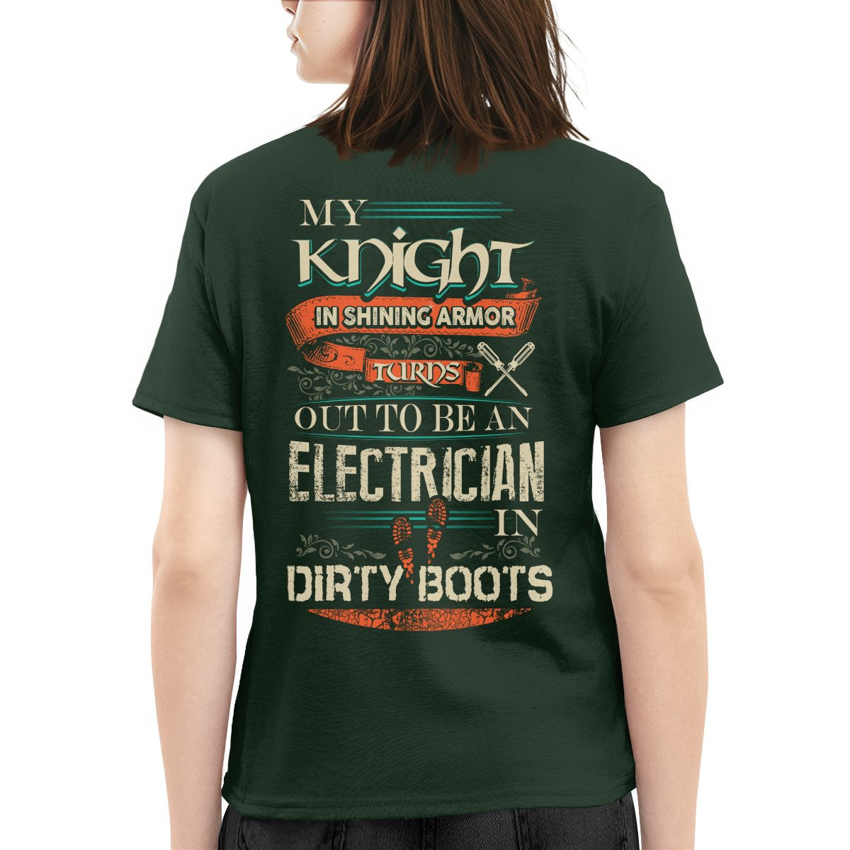 Awesome Electrician's lady-Hoodie - grunx260804-0066