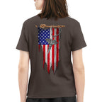American Flag Caduceus Nurse Apparel - Patriotic T-Shirt Hoodie & More - grunx260804-0142