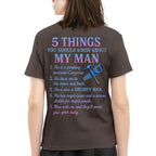 5 Things About My Man - Funny Carpenter T-Shirt, Hoodie & More - grunx260804-0003