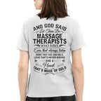 And God Said Let There Be Massage Therapists - Apparel T-Shirt, Hoodie & More - grunx260804-0168