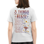 5 Things Nurse Warning Apparel - Funny Quote T-Shirt, Hoodie & More - grunx260804-0020