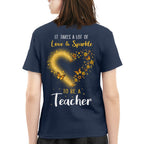 Love And Sparkle - Glitter Heart Teacher Quote T-Shirt, Hoodie & More - grunx260804-0170