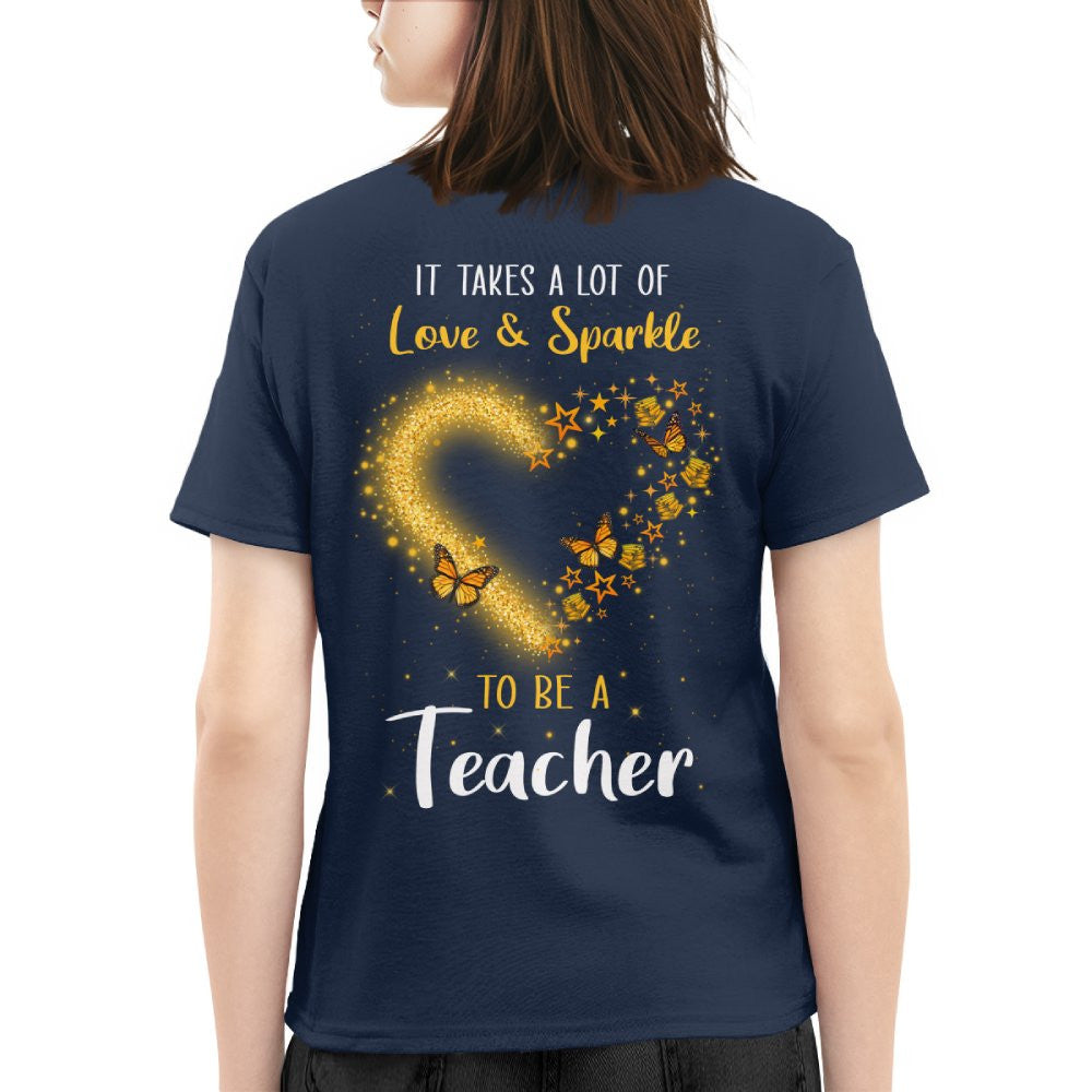 Love And Sparkle - Glitter Heart Teacher Quote T-Shirt, Hoodie & More - grunx260804-0170