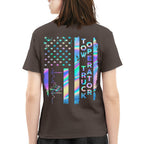 American Flag Holographic - Tow Truck Operator Pride T-Shirt Hoodie & More - grunx260804-0150