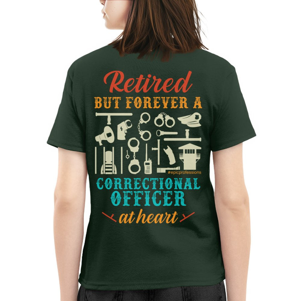 Forever A CO - Retired Correctional Officer Heart T-Shirt, Hoodie & More - grunx260804-0228