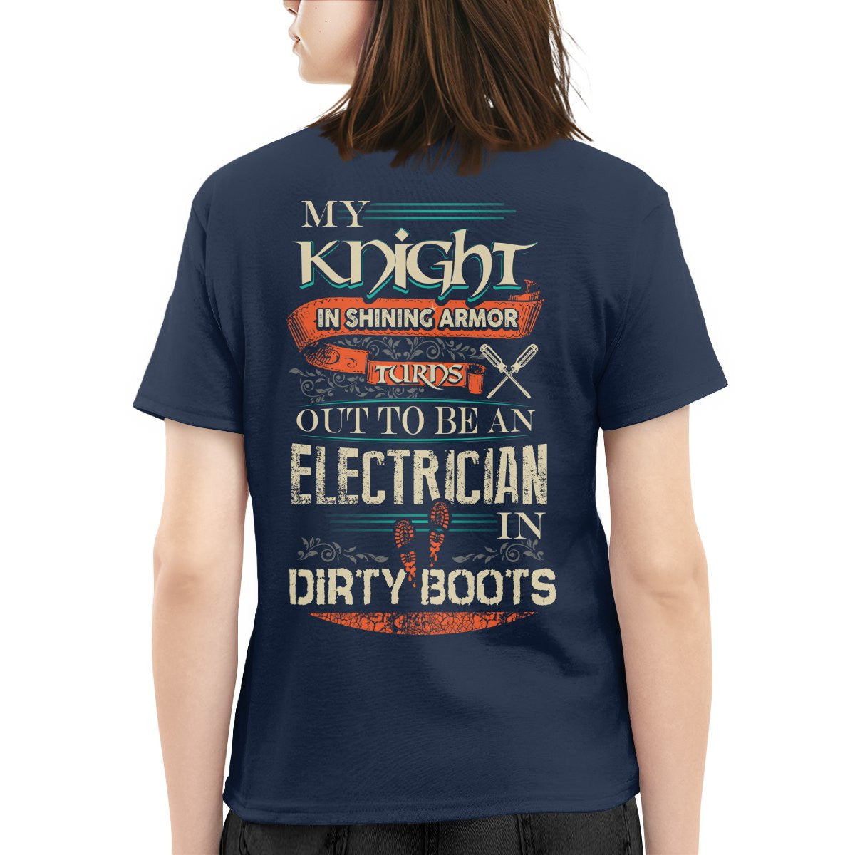 Awesome Electrician's lady-Hoodie - grunx260804-0066