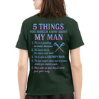 5 Things You Should Know - Machinist Quote T-Shirt Hoodie & More - grunx260804-0044