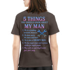 5 Things About My Man - Funny Mechanic T-Shirt, Hoodie & More - grunx260804-0004