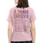 5 Things Caregiver Warning Apparel - Funny Quote T-Shirt, Hoodie & More - grunx260804-0018