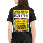 Warning Peace Love - Rad Tech Kindness Shirt T-Shirt Hoodie & More - grunx260804-0194