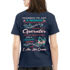 Assuming I'm Just A Woman - Operator Wife Pride T-Shirt, Hoodie & More - grunx260804-0215