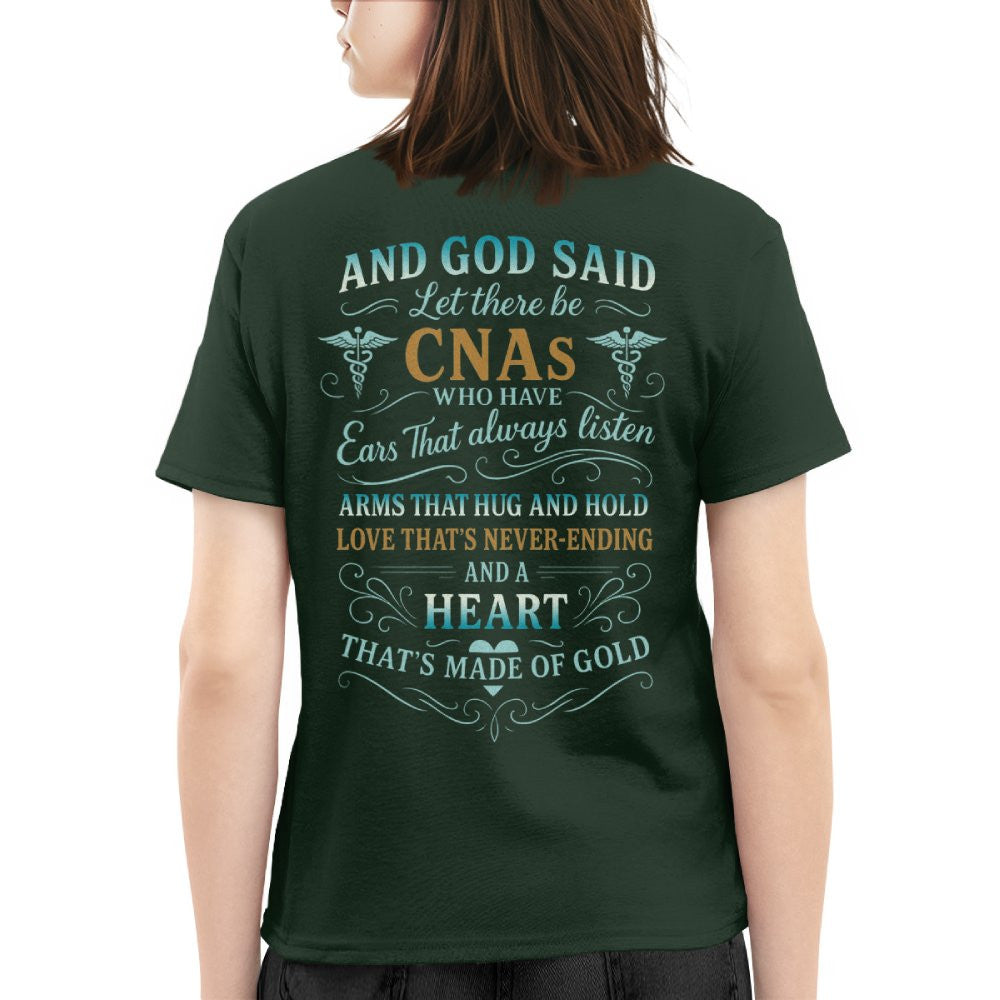 And God Said CNAs Heart Made of Gold T-Shirt, Hoodie & More - grunx260804-0164