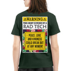 Warning Peace Love - Rad Tech Kindness Shirt T-Shirt Hoodie & More - grunx260804-0194