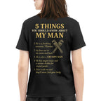 5 Things You Should Know About My Plumber - Funny Quote T-Shirt, Hoodie & More - grunx260804-0034