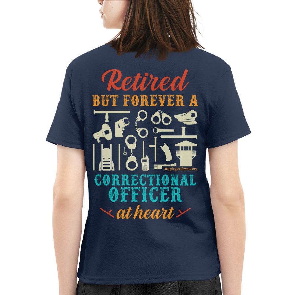 Forever A CO - Retired Correctional Officer Heart T-Shirt, Hoodie & More - grunx260804-0228