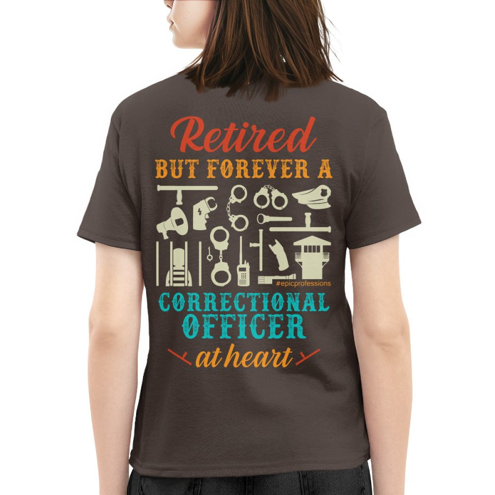 Forever A CO - Retired Correctional Officer Heart T-Shirt, Hoodie & More - grunx260804-0228