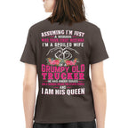 Assuming I'm Just A Woman - Trucker Wife Pride T-Shirt, Hoodie & More - grunx260804-0216