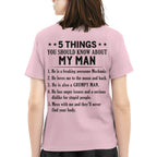 5 Things About My Mechanic Man Apparel - Funny Love Quote T-Shirt, Hoodie & More - grunx260804-0011