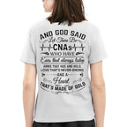 And God Said CNAs Made Of Gold - CNA Appreciation T-Shirt, Hoodie & More - grunx260804-0165