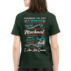 Assuming I'm Just A Woman - Machinist Queen Apparel T-Shirt, Hoodie & More - grunx260804-0213