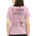 5 Things Nurse Warning Apparel - Funny Quote T-Shirt, Hoodie & More - grunx260804-0020