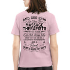 And God Said Let There Be Massage Therapists - Apparel T-Shirt, Hoodie & More - grunx260804-0168
