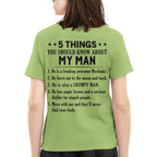 5 Things About My Mechanic Man Apparel - Funny Love Quote T-Shirt, Hoodie & More - grunx260804-0011