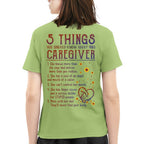 5 Things Caregiver Warning Apparel - Funny Quote T-Shirt, Hoodie & More - grunx260804-0018